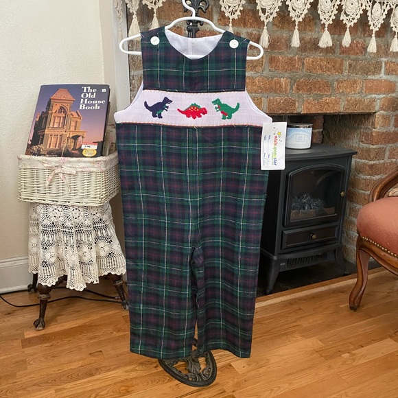 NWT Wish Upon a Star Smocked Boys along All size 4